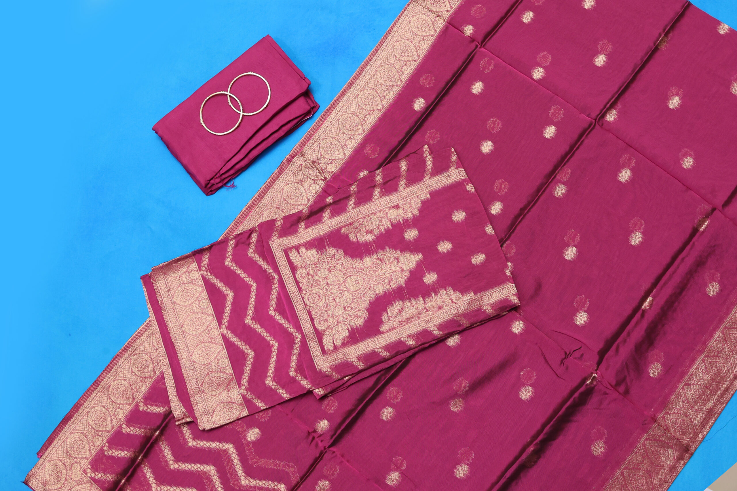 Royal Banarasi Silk Zari Suit